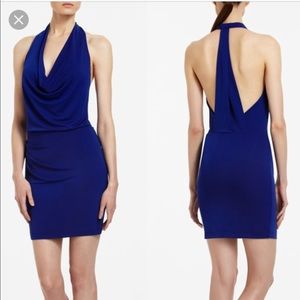 BCBG Maxazria blue mini dress